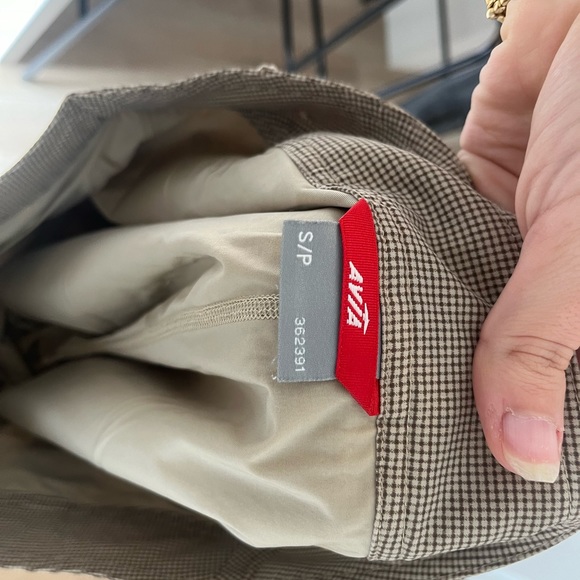 Avia checkered skirt in different brown and taupe colours - Picture 3 of 4